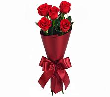 Букет 5 Красных роз Эдлесс Лав в Болтино