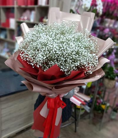 Букет цветов из: Гипсофила в Болтино