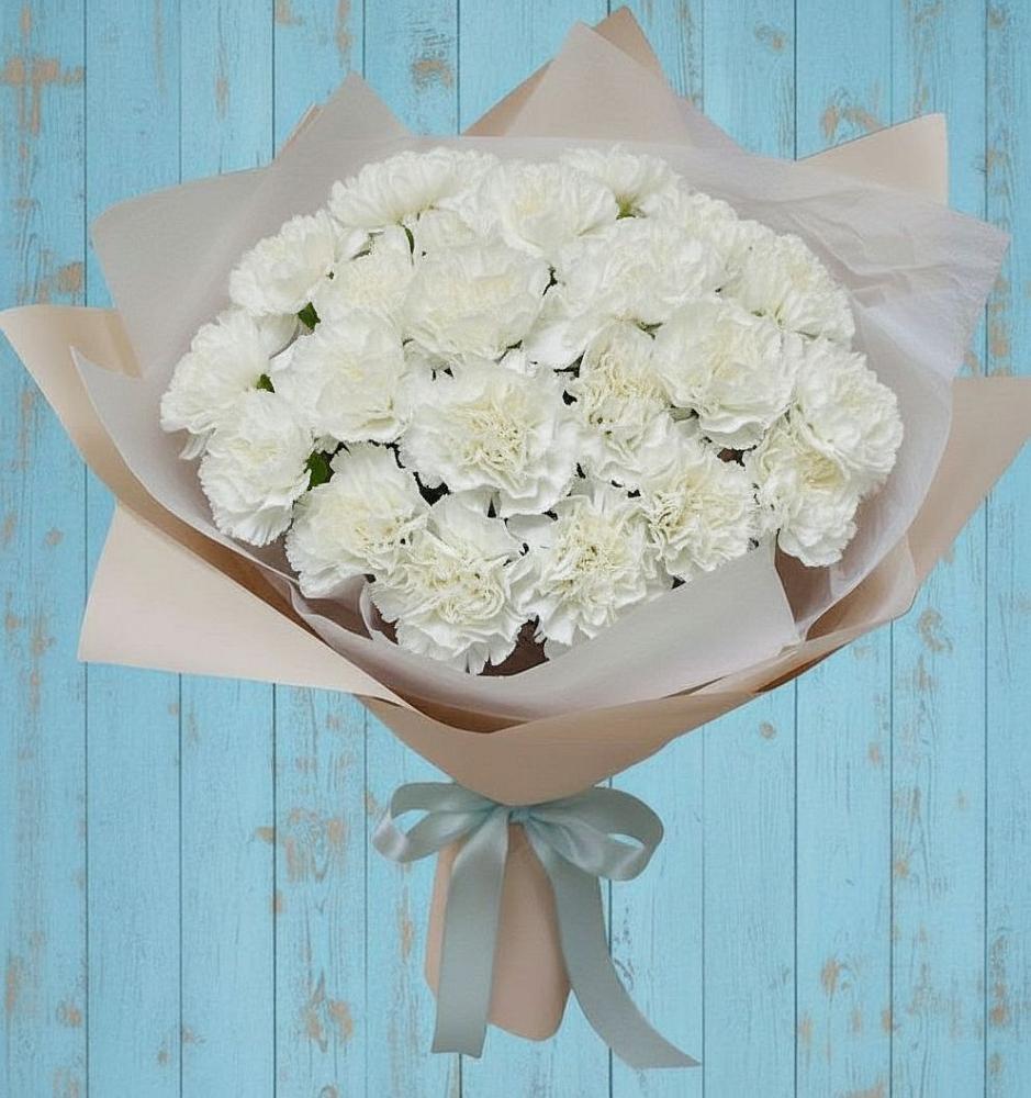 Букет цветов из: Гвоздики в Болтино