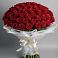 Букет 101 Красная роза Блэк Мэджик в Болтино