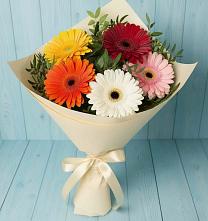 Букет цветов из:  Герберы в Болтино