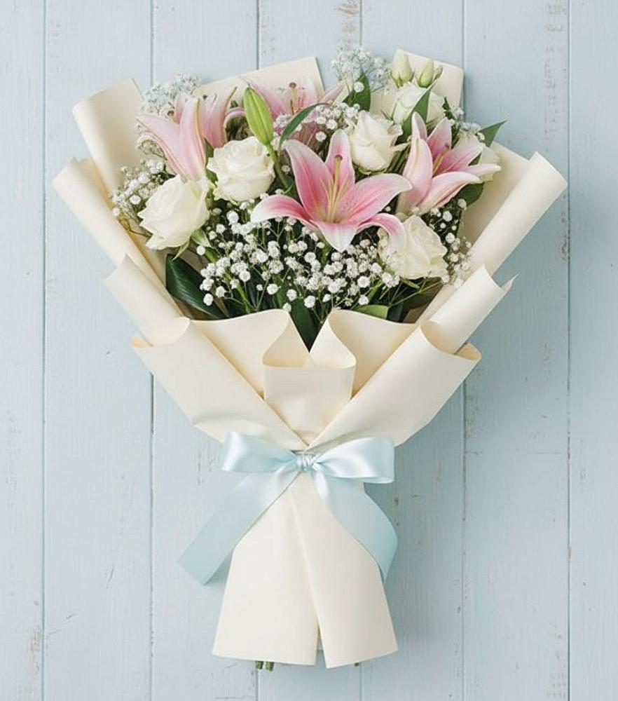 Букет цветов из: Лилии в Болтино