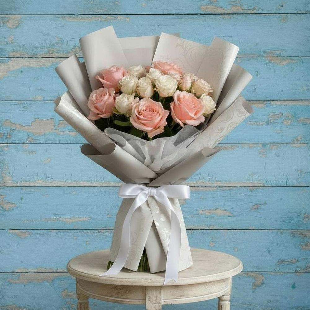 Букет цветов из: Розы в Болтино