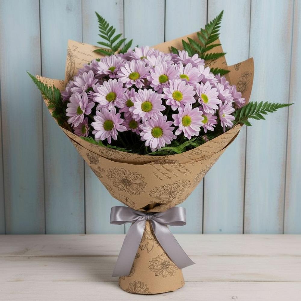 Букет цветов из: Хризантемы в Болтино