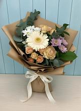 Букет цветов из:  Герберы и Хризантемы в Болтино