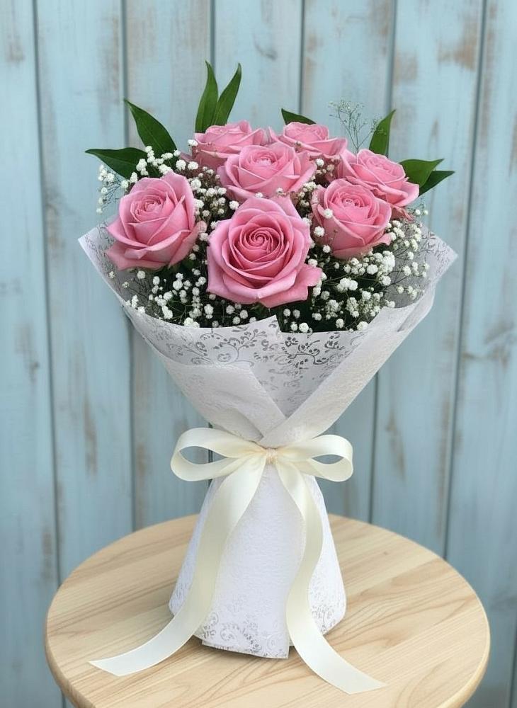 Букет цветов из: Розы в Болтино