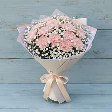 Букет цветов из:  Гвоздики #REPLACE_PRED# Болтино