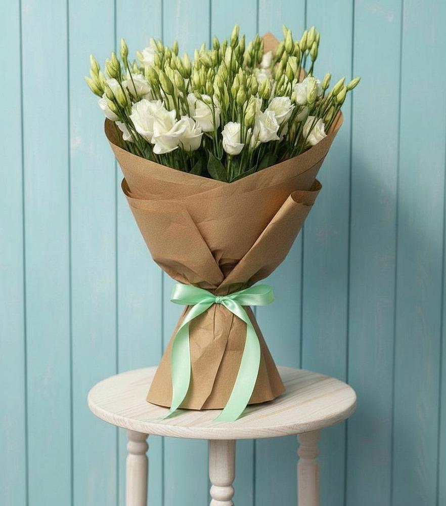 Букет цветов из: Лизиантусы в Болтино