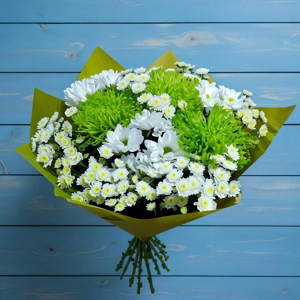 Букет цветов из: Хризантемы в Болтино