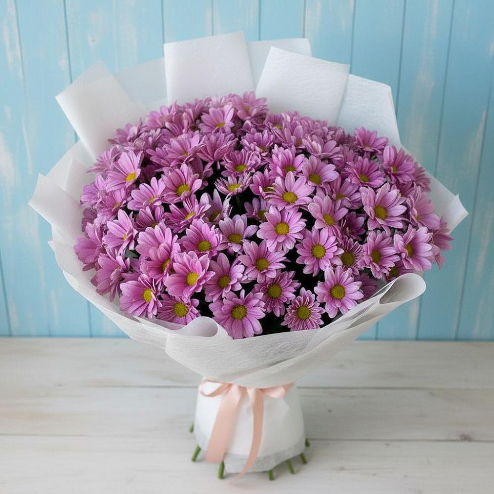 Букет цветов из: Хризантемы в Болтино