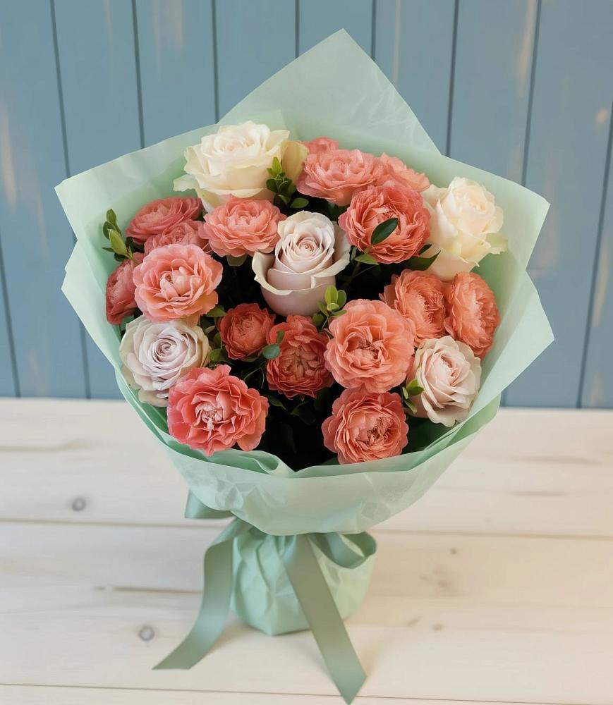 Букет цветов из: Розы в Болтино