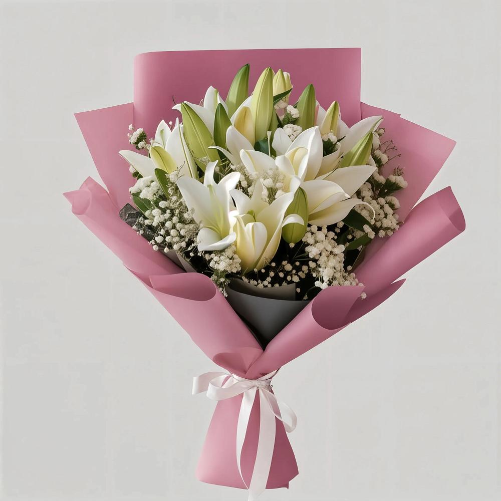 Букет цветов из: Лилии в Болтино