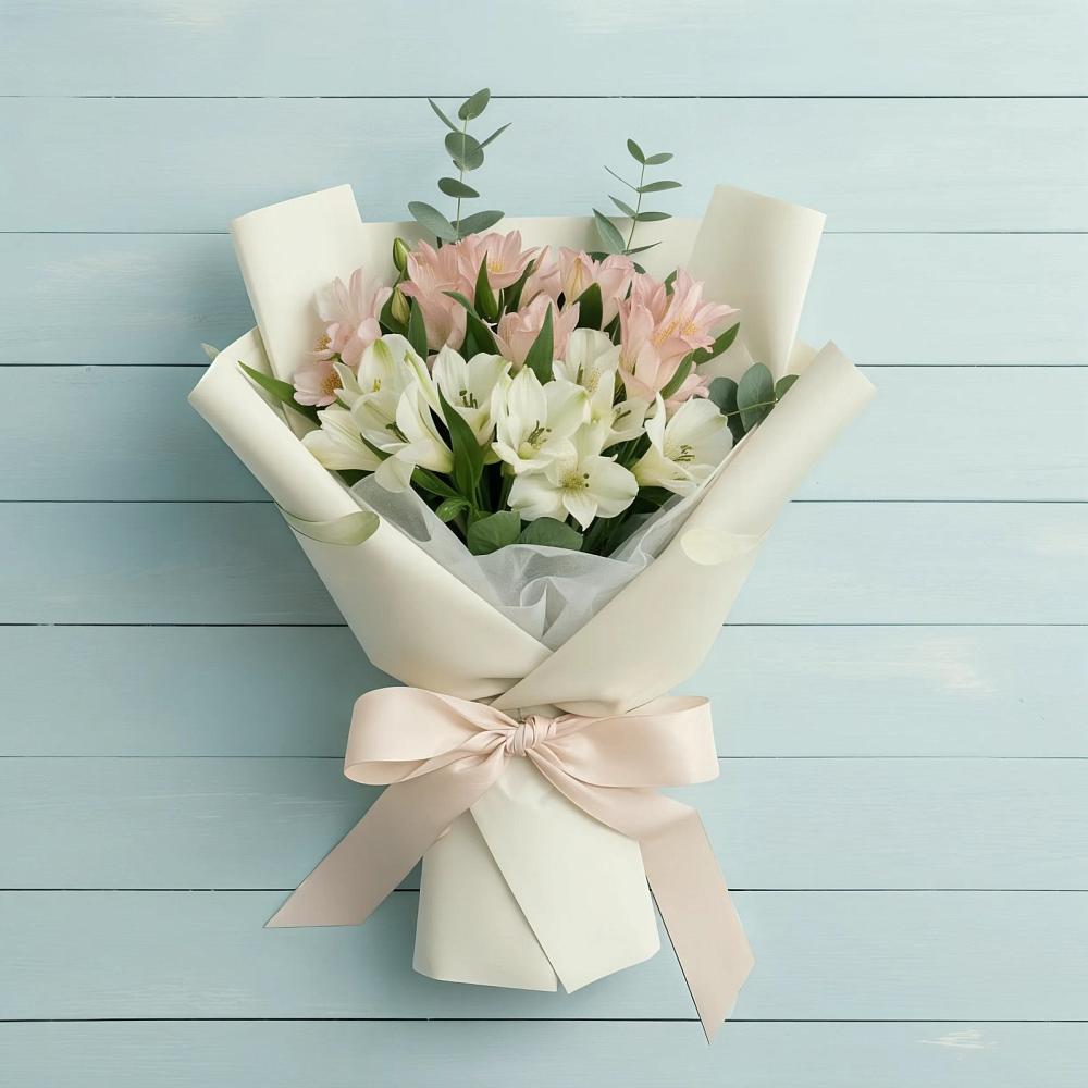 Букет цветов из: Альстромерии в Болтино