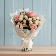 Букет цветов из:  Розы в Болтино